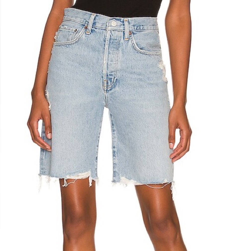 Agolde Mid Rise Loose Ira Shorts